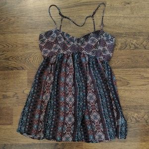 Patterned tunic tanktop
